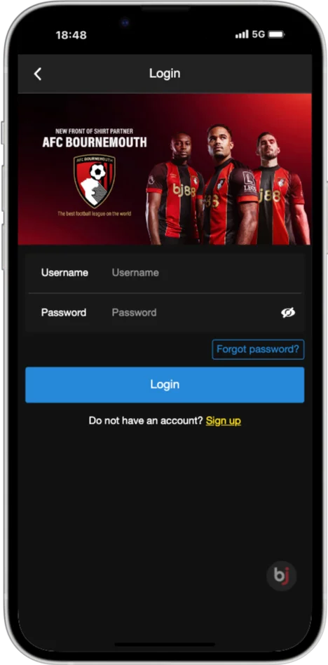 Login from Baji Live app