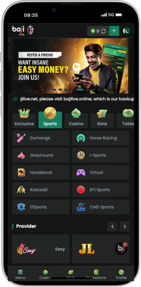 Sports betting options